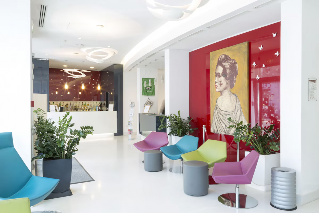Lobby at HOTEL CRISTINA, NAPLES