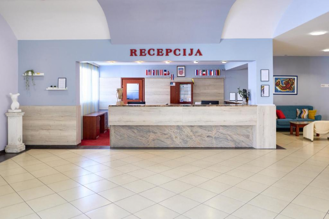 Lobby at Hotel Selce, CRIKVENICA
