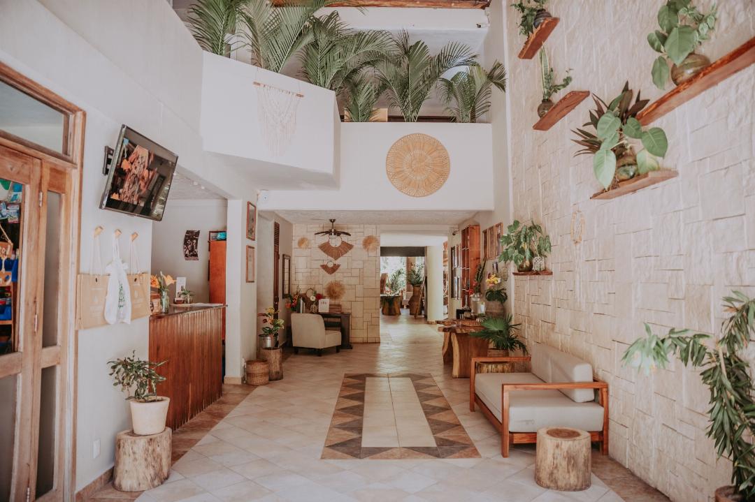 Lobby at Petit Lafitte Hotel, PLAYA DEL CARMEN