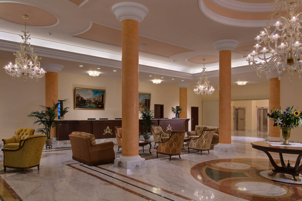 Lobby at Hotel Terme All'alba, ABANO TERME
