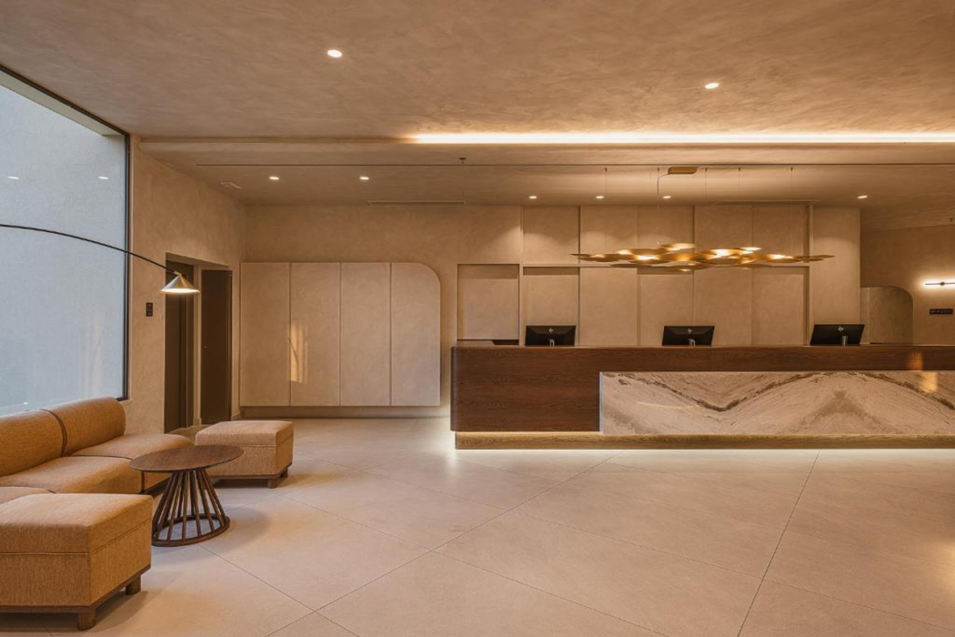 Lobby at Mitsis Bali Paradise, MYLOPOTAMOS