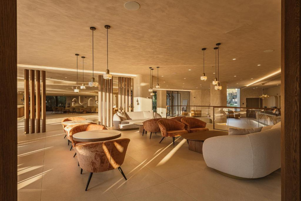 Lobby at Mitsis Bali Paradise, MYLOPOTAMOS