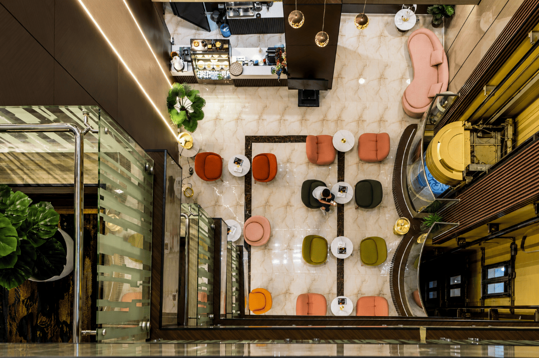 Lobby at Nuzul Al-Dabab Hotel, RIYADH