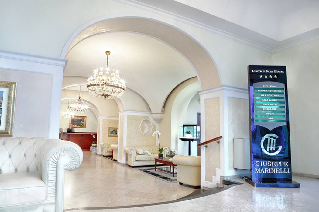 Lobby at Lloyd's Baia Hotel, VIETRI SUL MARE
