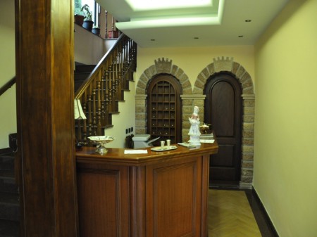 Lobby at Alpin Llogara Hotel, ORIKUM