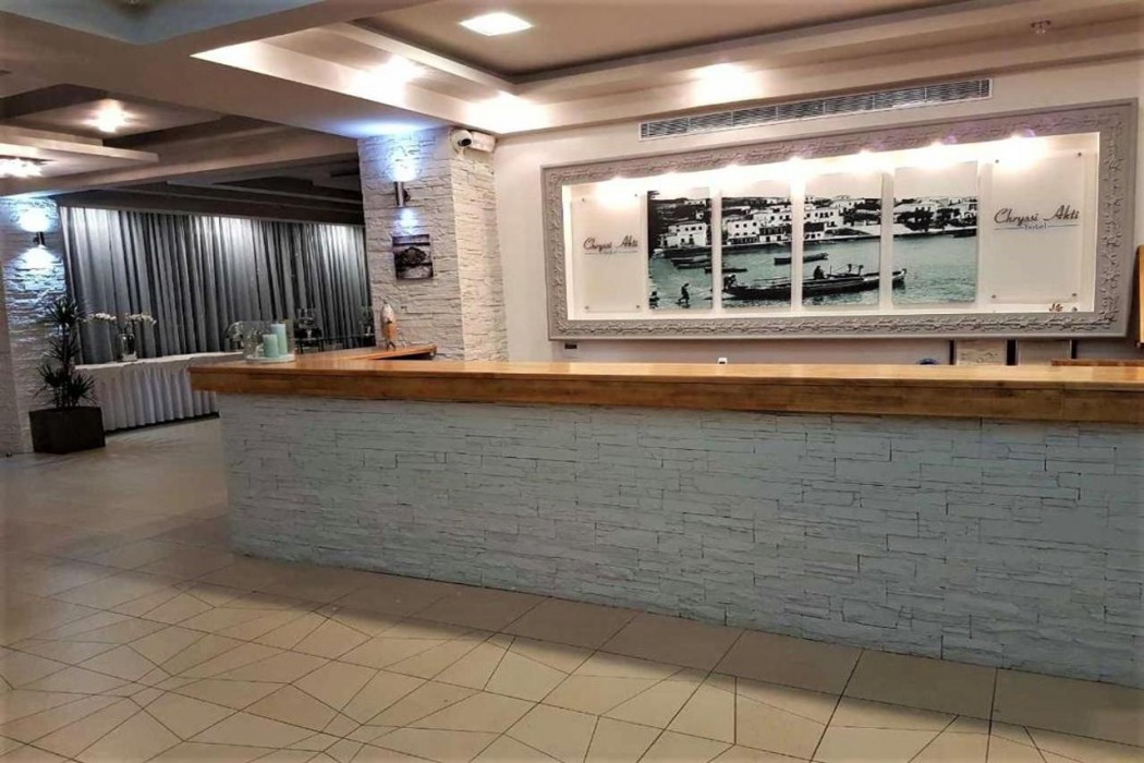 Lobby at Chryssi Akti, Sure Hotel Collection by Best Western, ANDROS