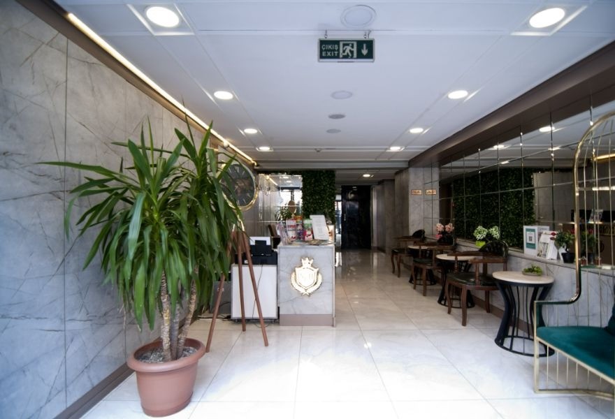 Lobby at Nova City Hotel, ISTANBUL