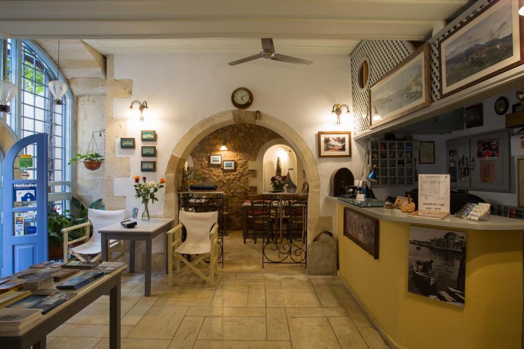 Lobby at Nostos Hotel, CHANIA
