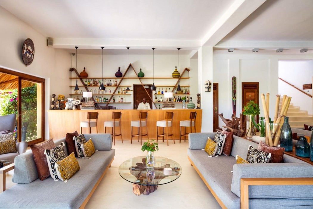 Lobby at Zanzibar White Sand Luxury Villas Spa, PAJE