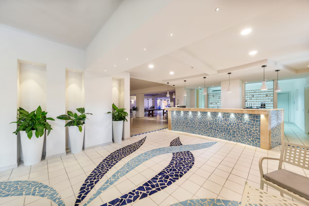 Lobby at Blu Hotel Laconia, ARZACHENA