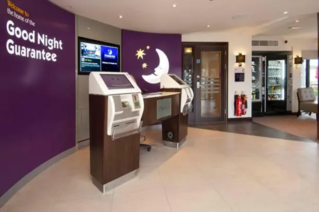 Lobby at Premier Inn Exeter (M5 J29) Hotel, EXETER