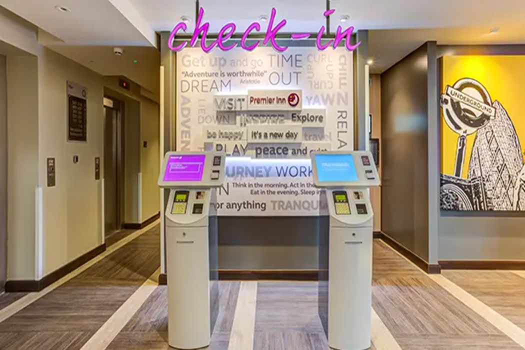 Lobby at Premier Inn London Angel Islington, LONDON