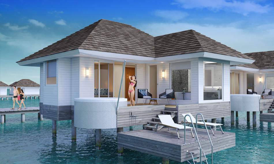 Aqua Villa with Swirlpool