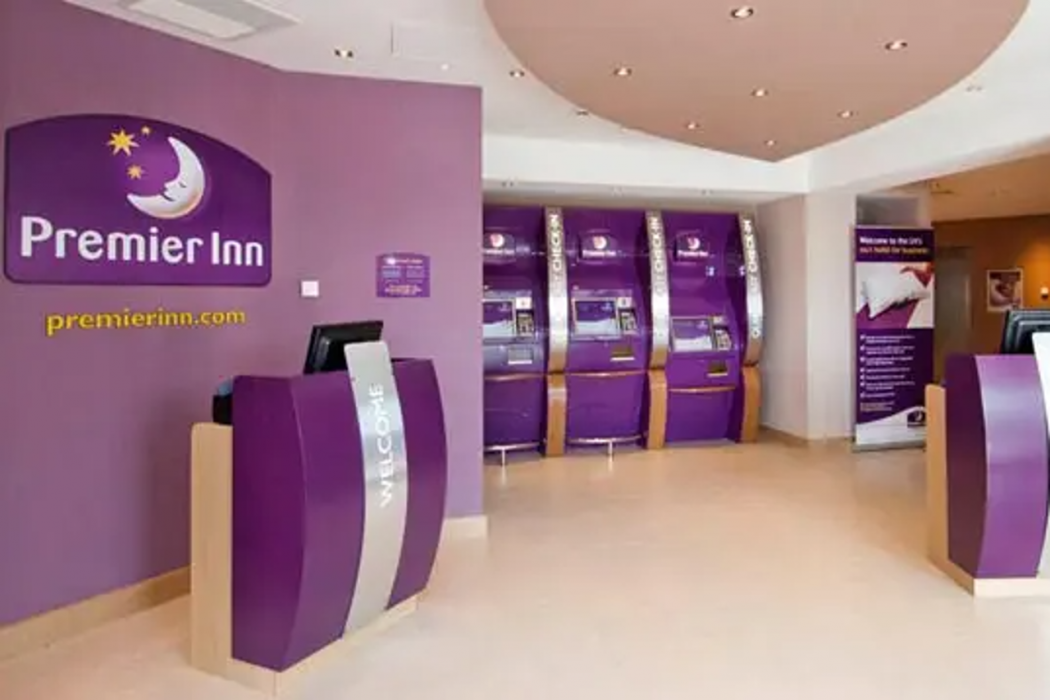 Lobby at Premier Inn Southampton City Centre West Quay, SOUTHAMPTON - UK