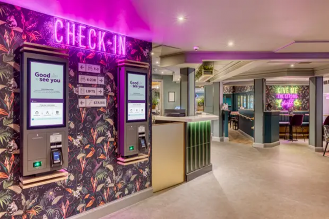 Lobby at Premier Inn Glasgow Airport, PAISLEY