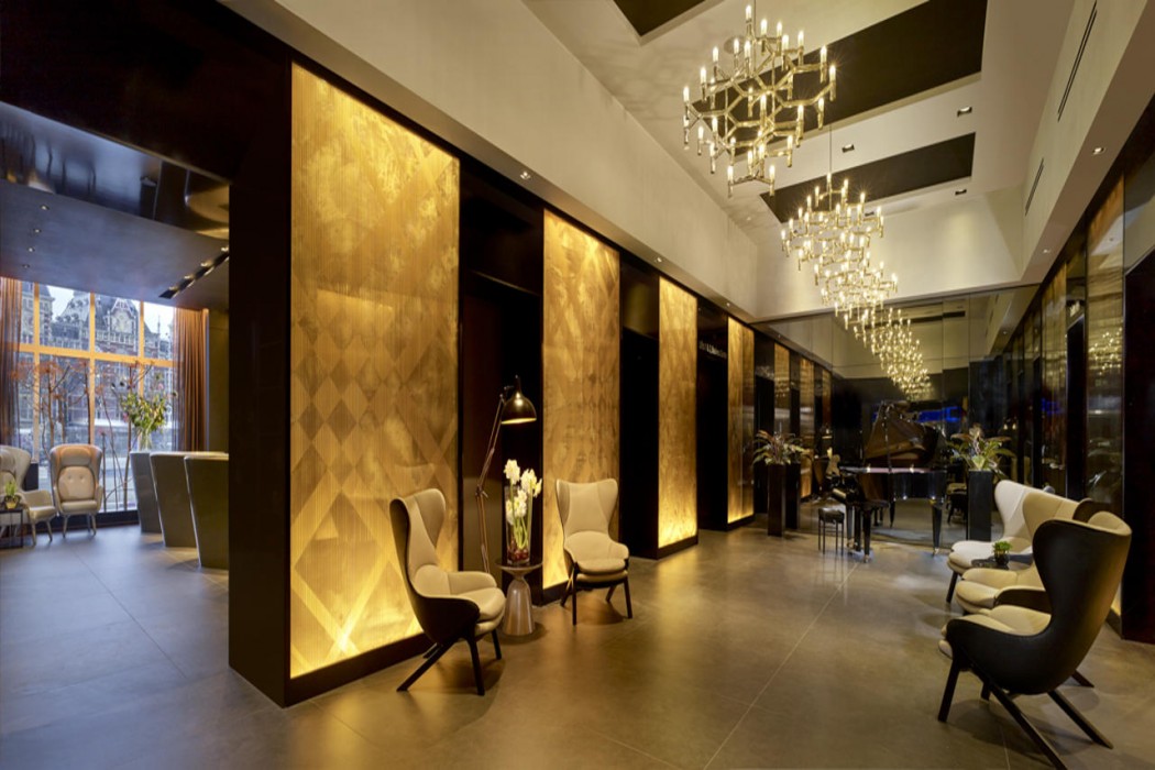 Lobby at Park Plaza Victoria Amsterdam Hotel, AMSTERDAM