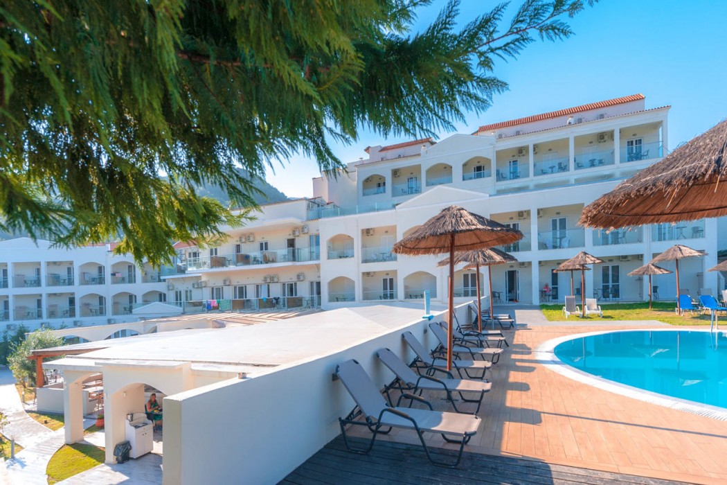 Saint George Palace in Agios Georgios Pagon
