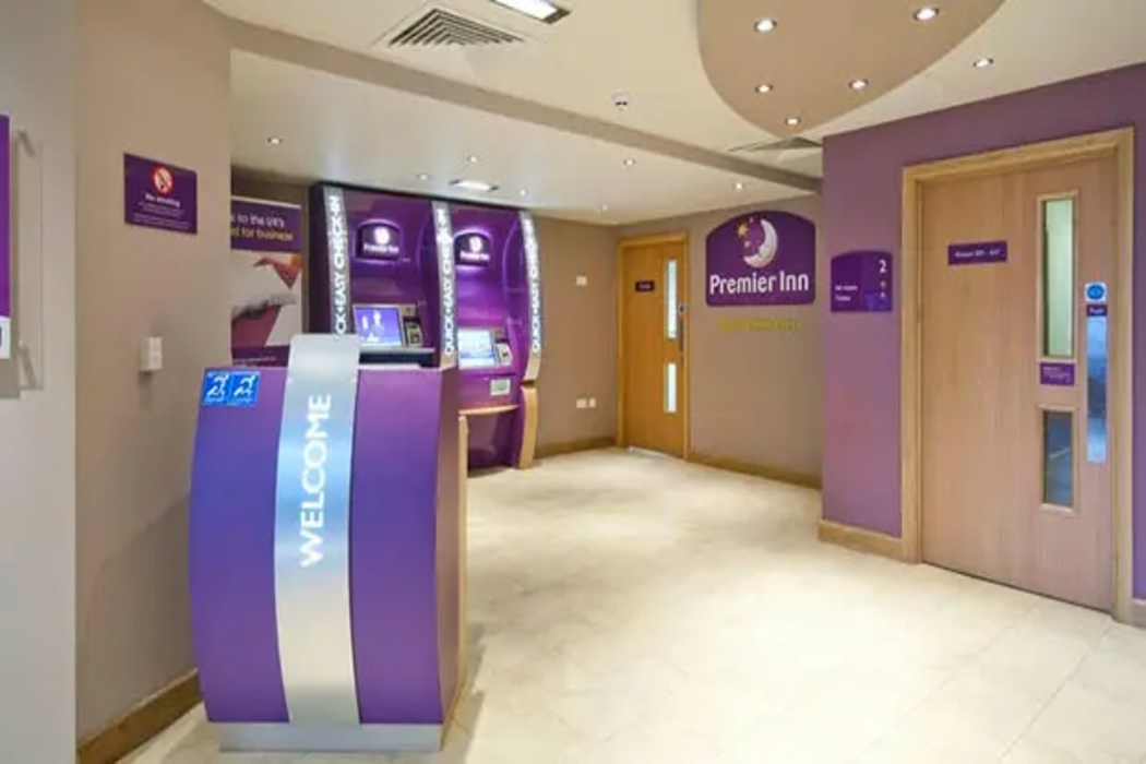Lobby at Premier Inn Edinburgh City Centre (Princess Street), EDINBURGH