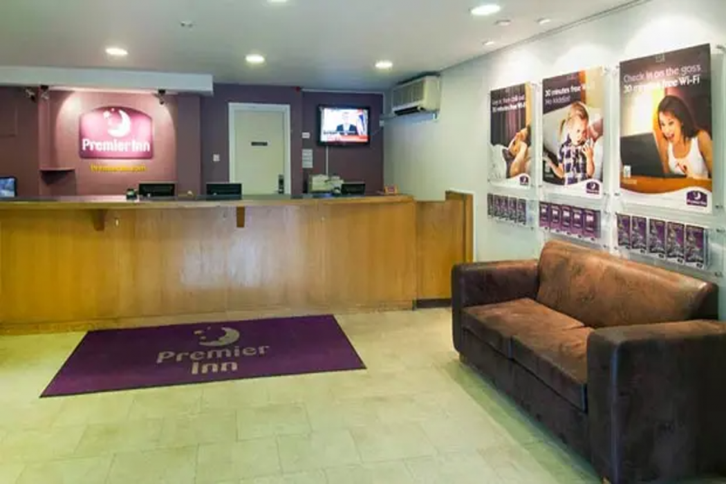 Lobby at Premier Inn Leeds City Centre (Wellington Street), LEEDS - UK
