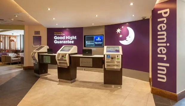 Lobby at Premier Inn Brighton City Centre (North Street), BRIGHTON
