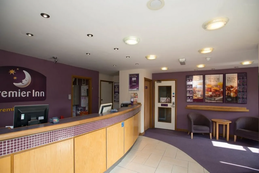 Lobby at Premier Inn Weymouth Seafront, WEYMOUTH