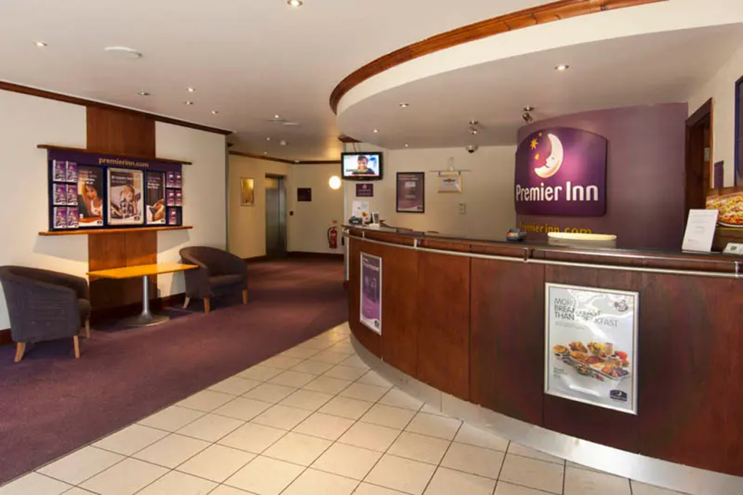 Lobby at Premier Inn Gatwick Crawley Town West, CRAWLEY