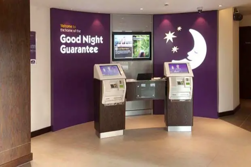 Lobby at Premier Inn Weston Super-Mare (Seafront), WESTON-SUPER-MARE