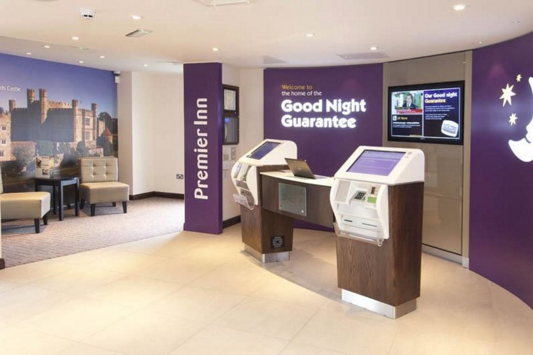 Lobby at Premier Inn Maidstone Town Centre, MAIDSTONE