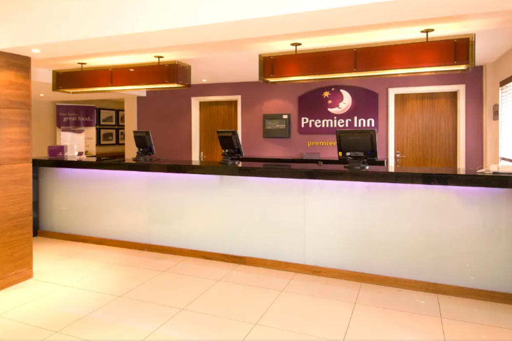 Lobby at Premier Inn Manchester Old Trafford, MANCHESTER