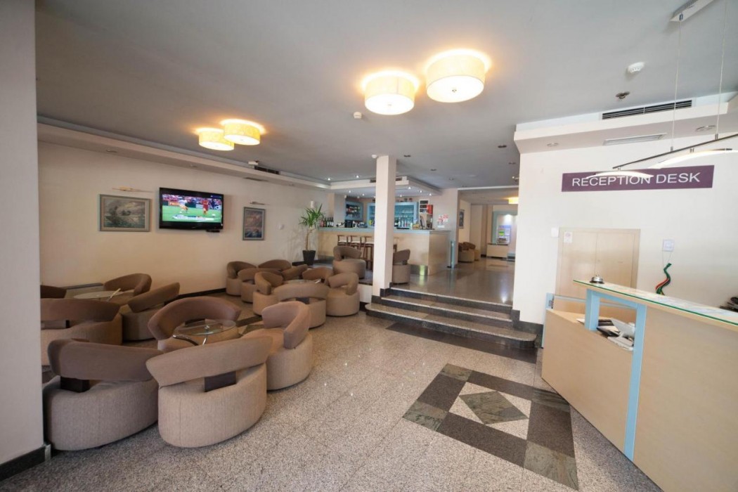Lobby at Lebed Hotel, OHRID