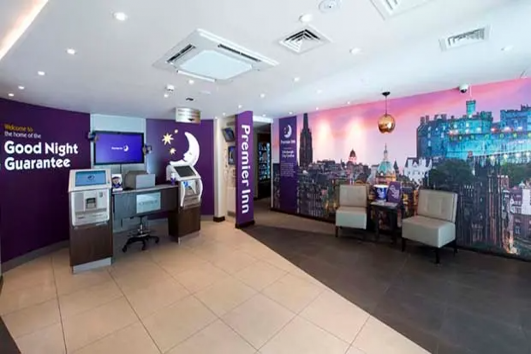 Lobby at Premier Inn Edinburgh City Centre York Pl/St James, EDINBURGH