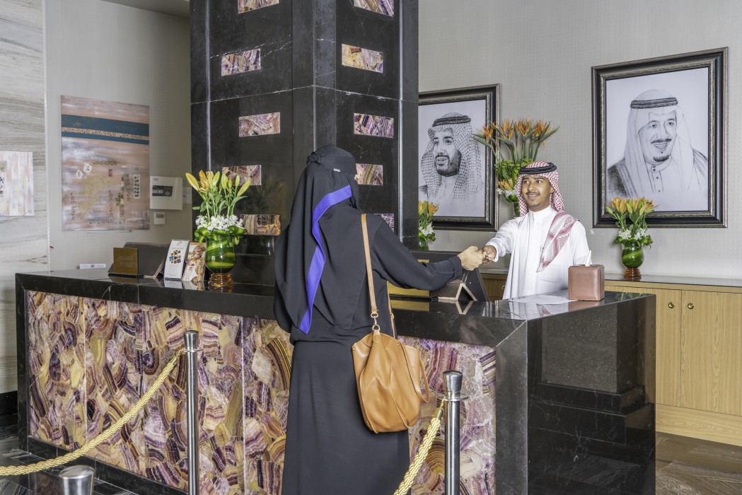 Lobby at Makeen Home, RIYADH