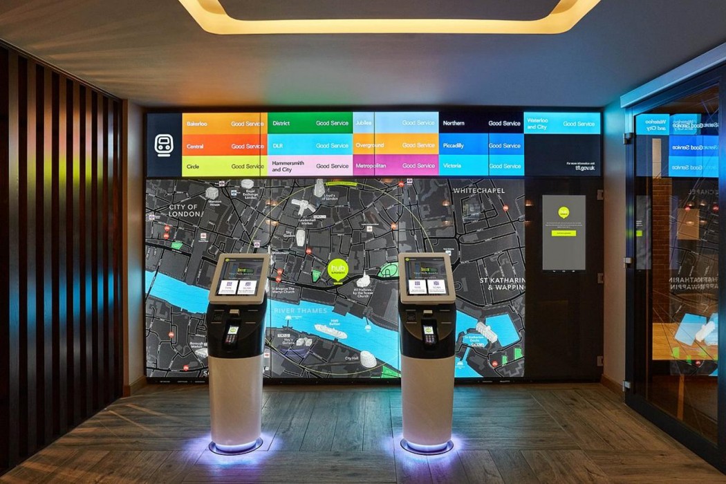 Lobby at Hub By Premier Inn London Tower Bridge, LONDON