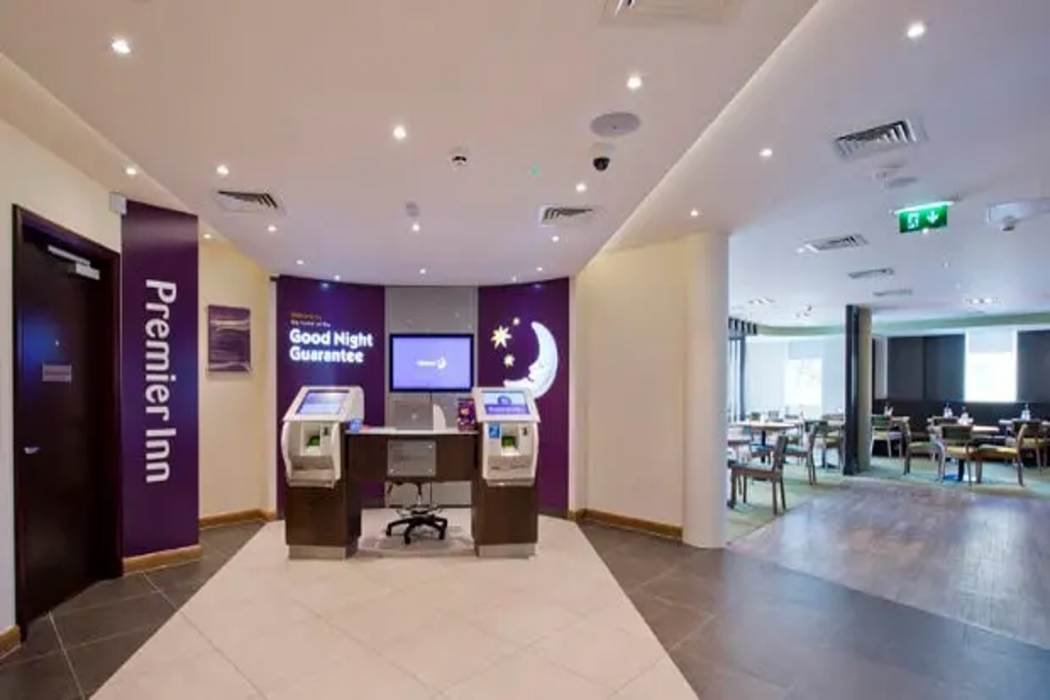 Lobby at Premier Inn London Sidcup, LONDON