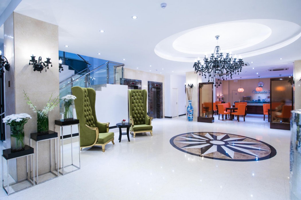 Lobby at Palms Hotel, QUATRE BORNES