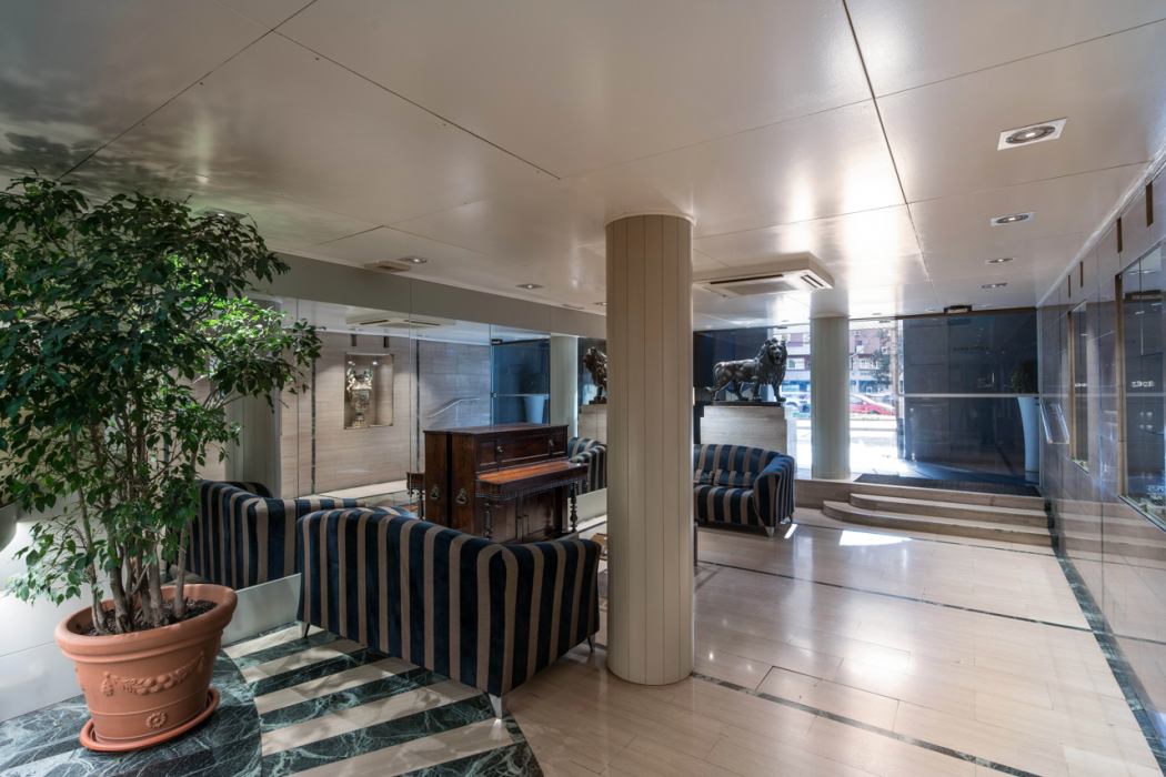Lobby at Catalonia Roma Hotel, BARCELONA