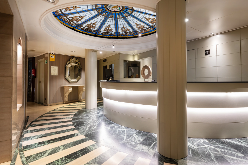 Lobby at Catalonia Roma Hotel, BARCELONA