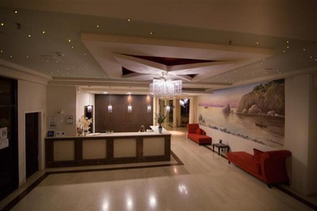 Lobby at Aphrodite Hotel, Lesbos