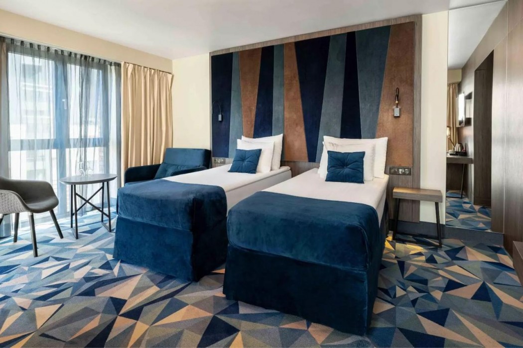 غرفة قياسية بسرير مزدوج أو سريرين منفصلين، Wellton Riverside SPA Hotel 2/4