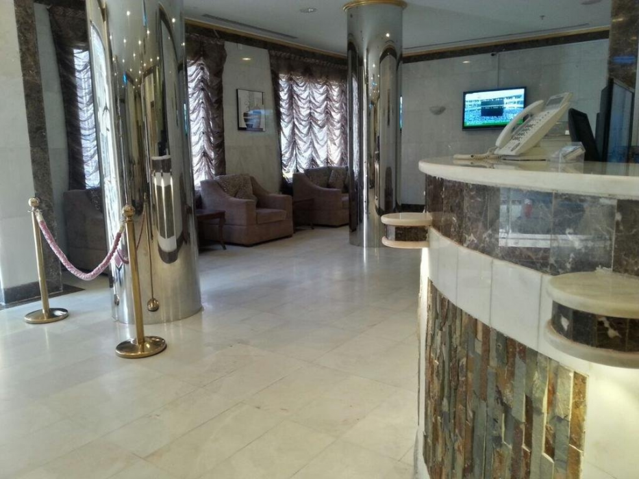 Lobby at Jawharat Aljewar Hotel, MAKKAH