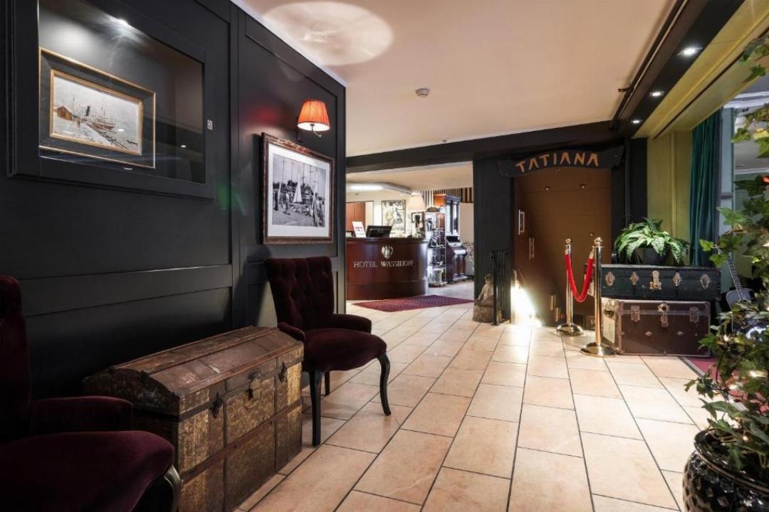 Lobby at Hotel Wassilioff, LARVIK