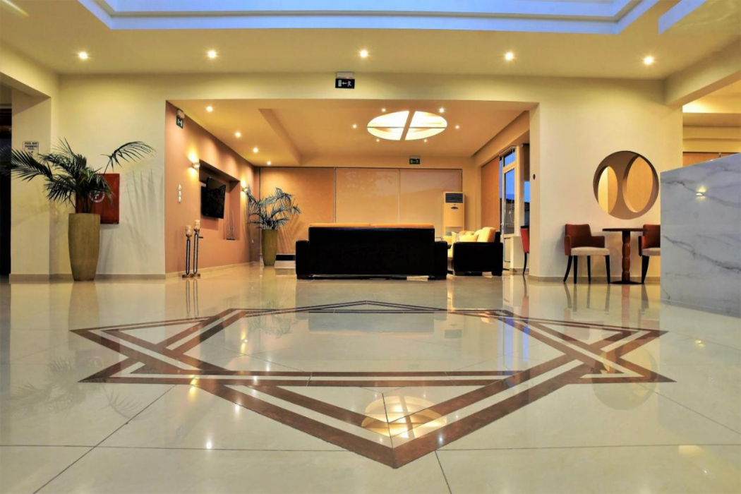 Lobby at Theo Hotel, CHANIA