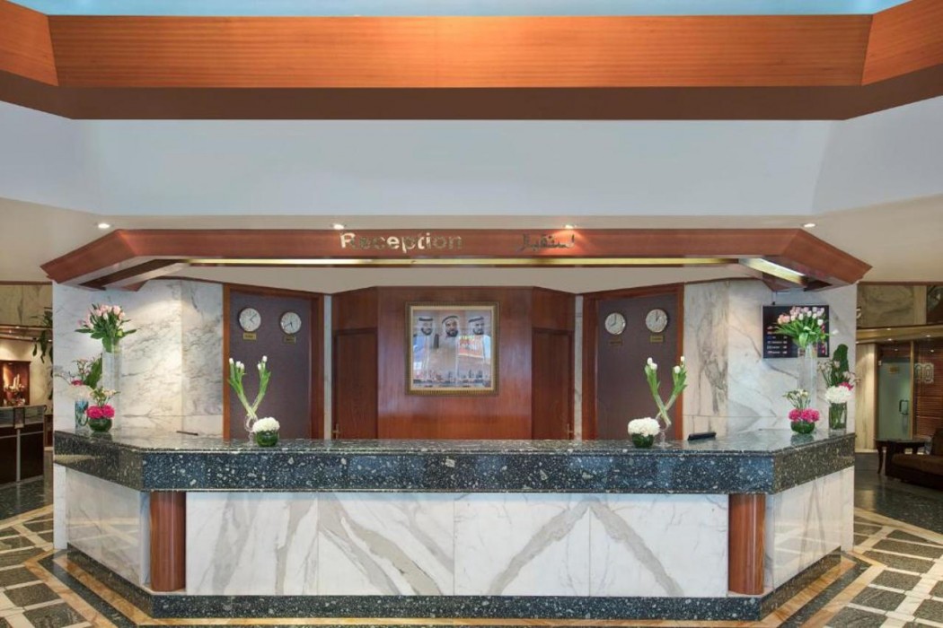 Lobby at Admiral Plaza Hotel, DUBAI