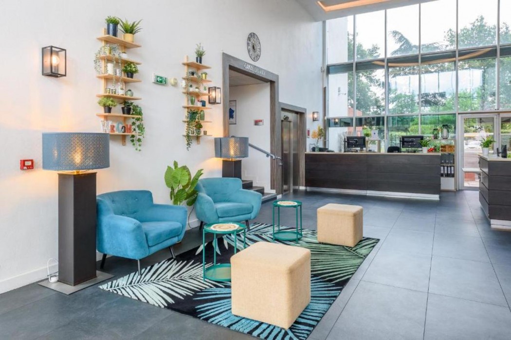 Lobby at Clarion Aparthotel Toulouse Le Parc de l Escale, TOULOUSE