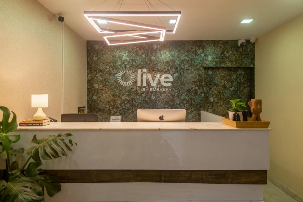 Lobby at Olive Zip Btm Layout by Embassy Group, BANGALORE