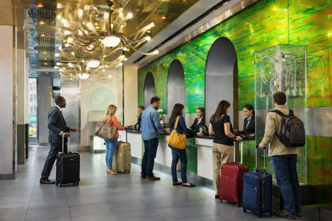 Lobby at OYO Times Square, NEW YORK - NY