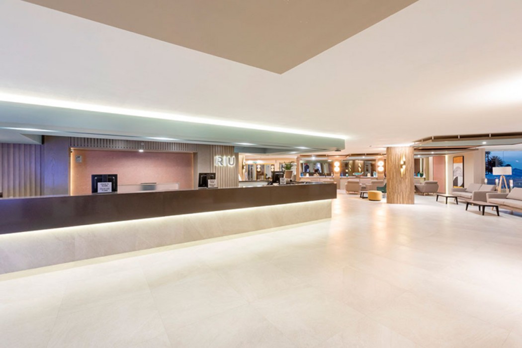Lobby at Riu Paraiso Lanzarote, PLAYA DE LOS POCILLOS