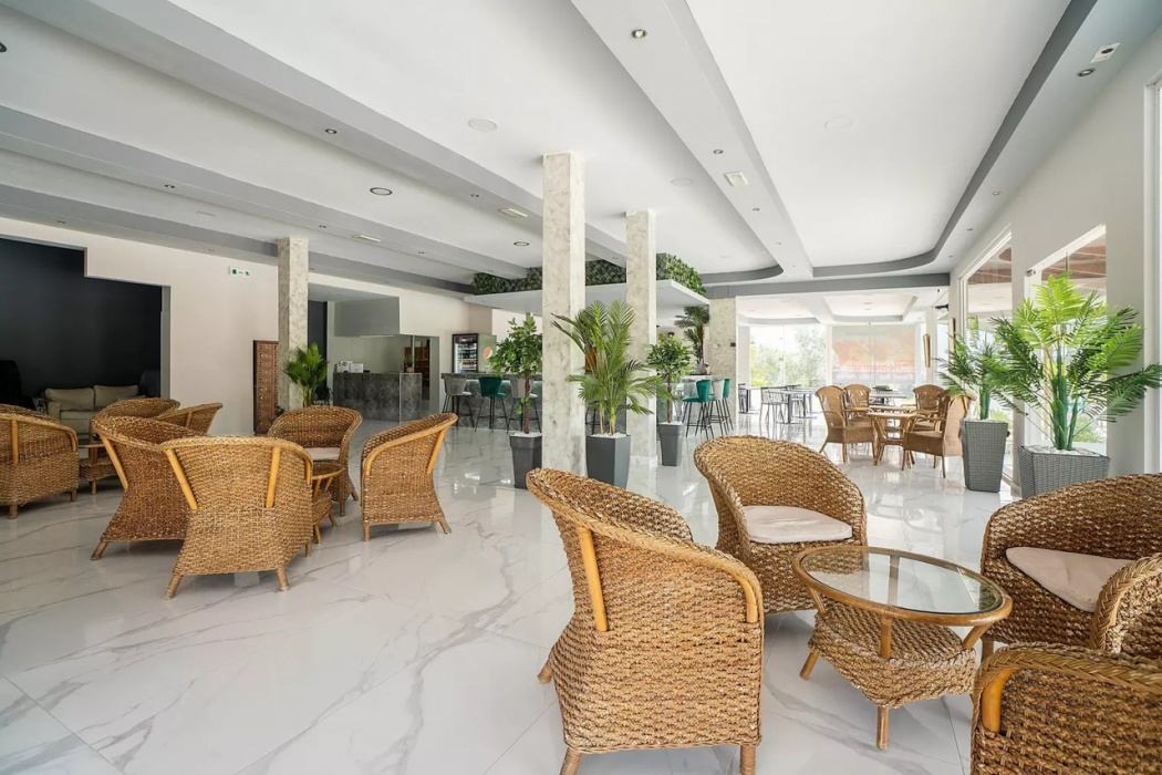 Lobby at Sotirakis Hotel, FALIRAKI