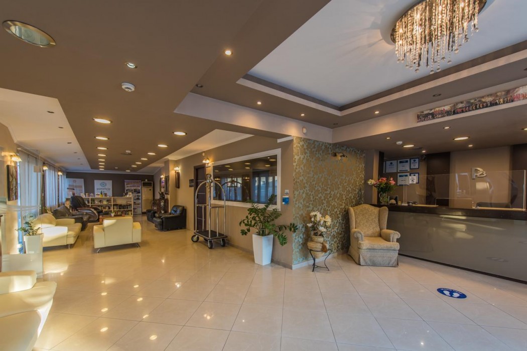 Lobby at Planos Beach, Zakynthos