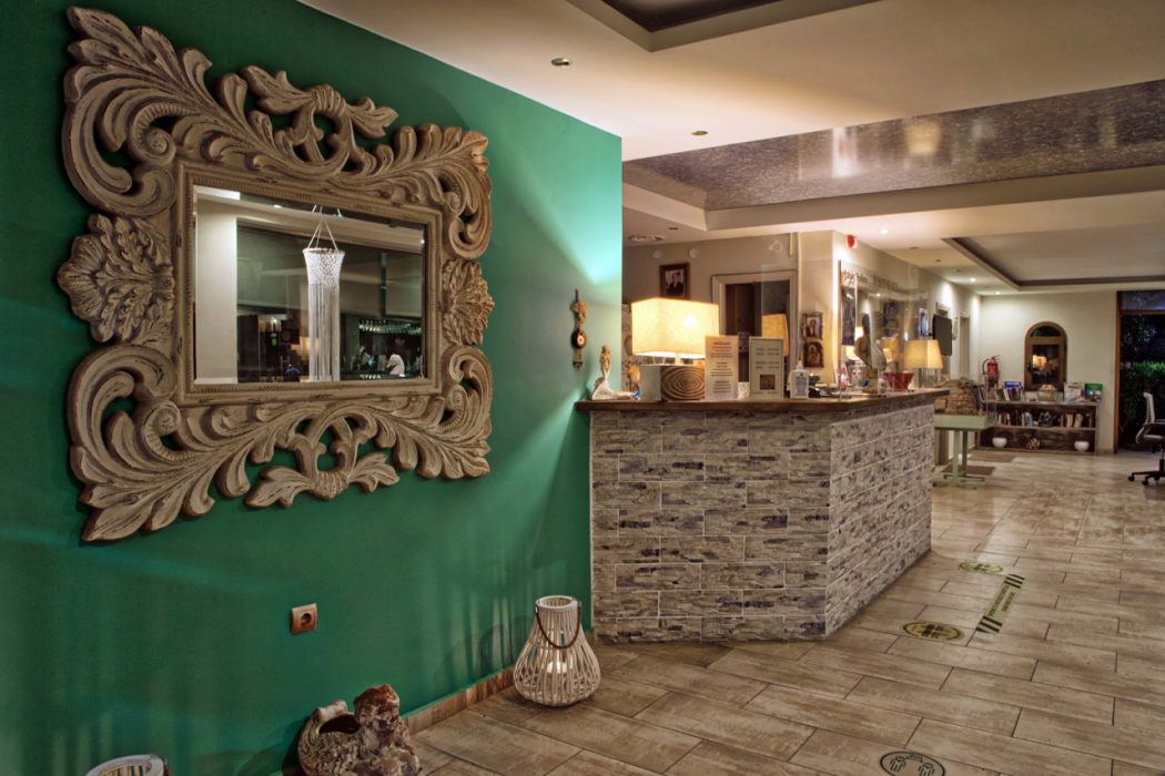 Lobby at Venus Beach Hotel, KARYSTOS